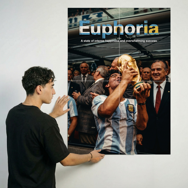 XL 90x64cm size image