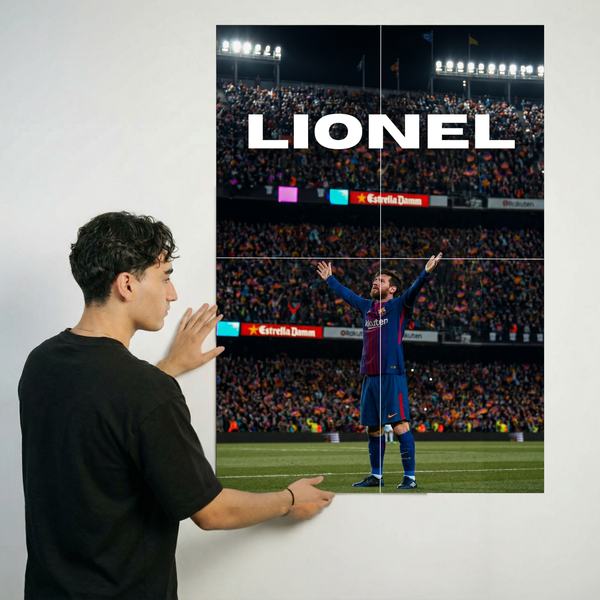 XL 90x64cm size image