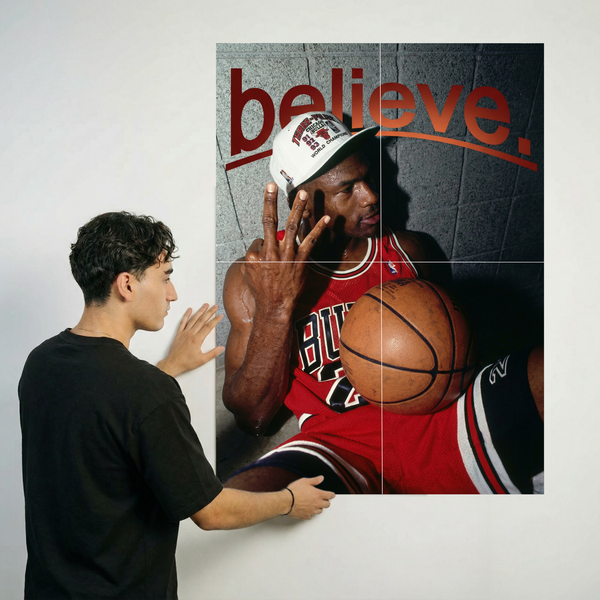 XL 90x64cm size image
