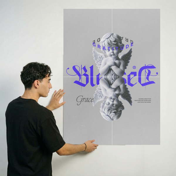 XL 90x64cm size image