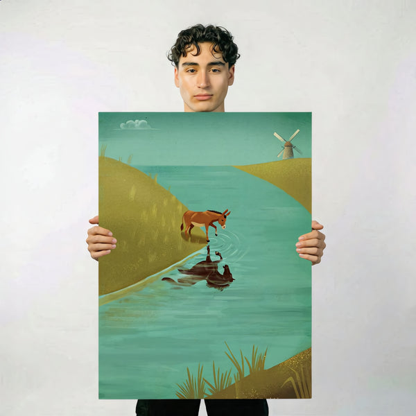 L 67.5 x 48cm size image