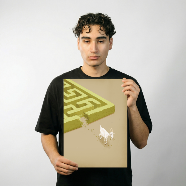 M 45x32cm size image