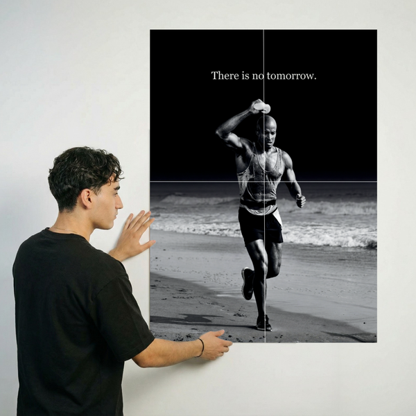 XL 90x64cm size image