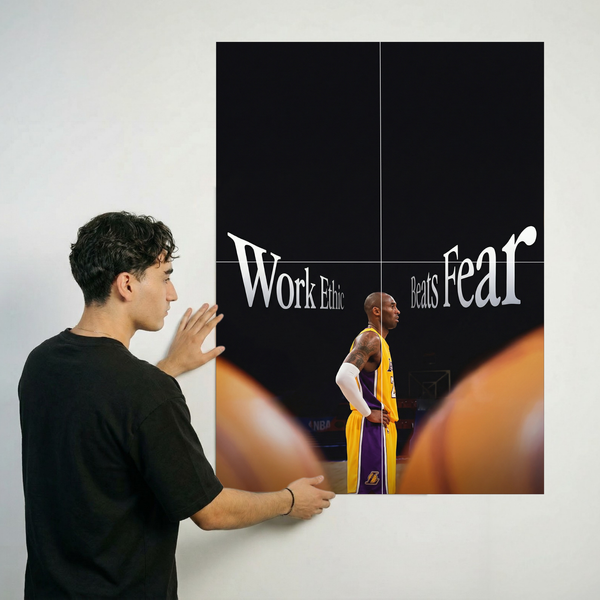 XL 90x64cm size image