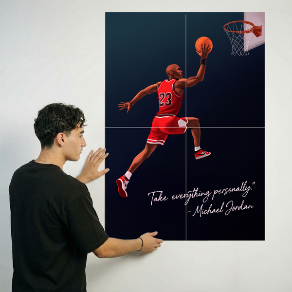 XL 90 × 64cm size image