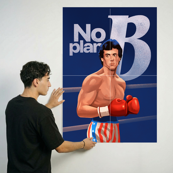 XL 90x64cm size image