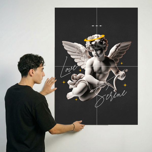 XL 90x64cm size image