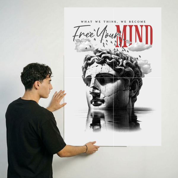 XL 90 × 64cm size image