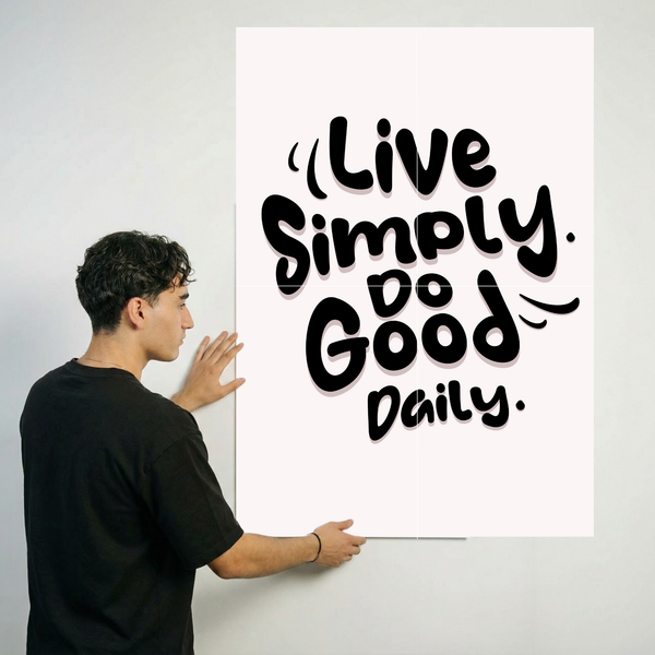 XL 90x64cm size image