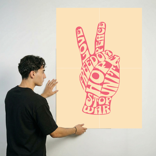 XL 90x64cm size image