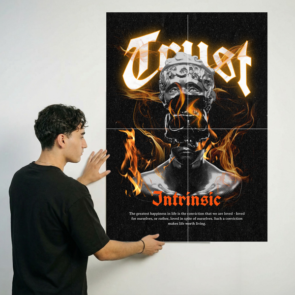 XL 90x64cm size image