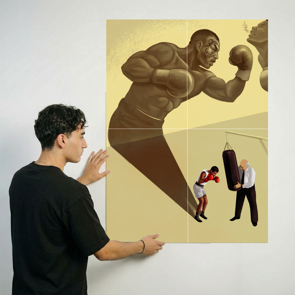 XL 90x64cm size image