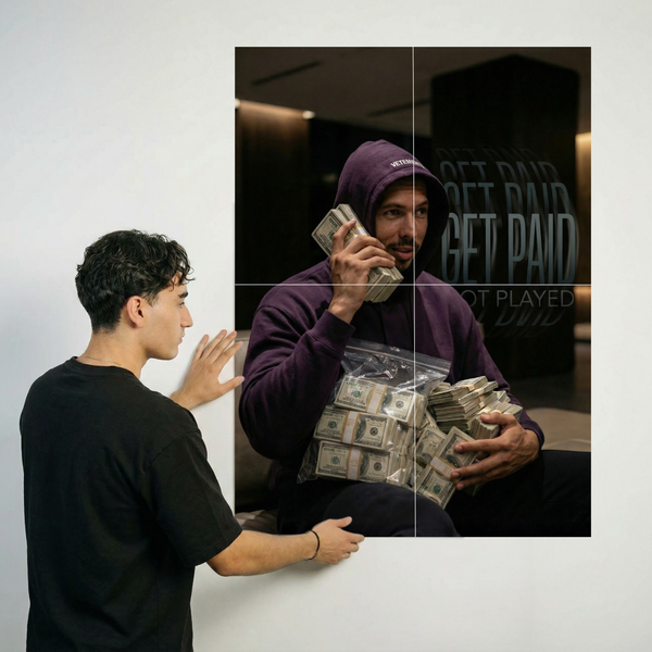 XL 90x64cm size image